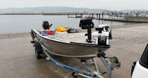 北港マリーナのスロープ